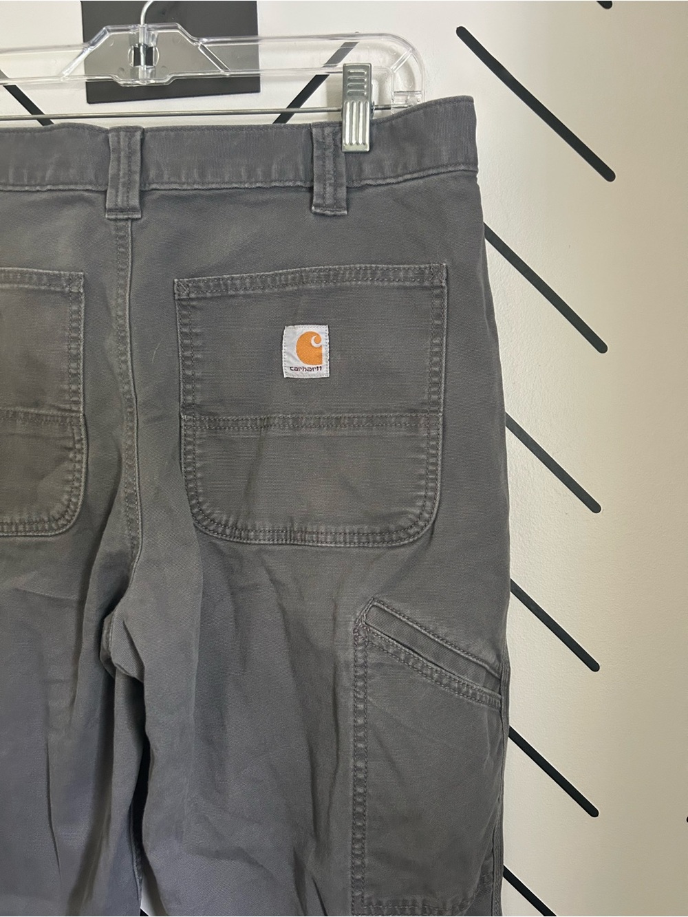 Carhartt relaxed fit cargo canvas work pants 33X34